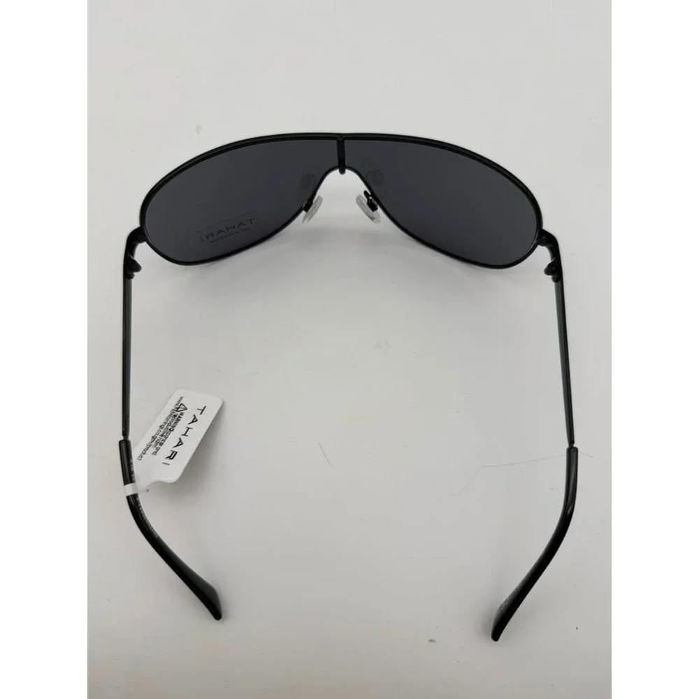 Tahari Men's‎ Shield Sunglasses – Black Frame & Lenses – Brand New